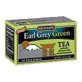 Bigelow  earl grey green tea Left Picture